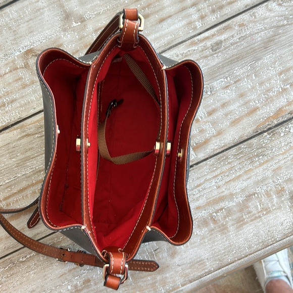 Dooney & Bourne small shoulder bag black pebble leather - Picture 2 of 5